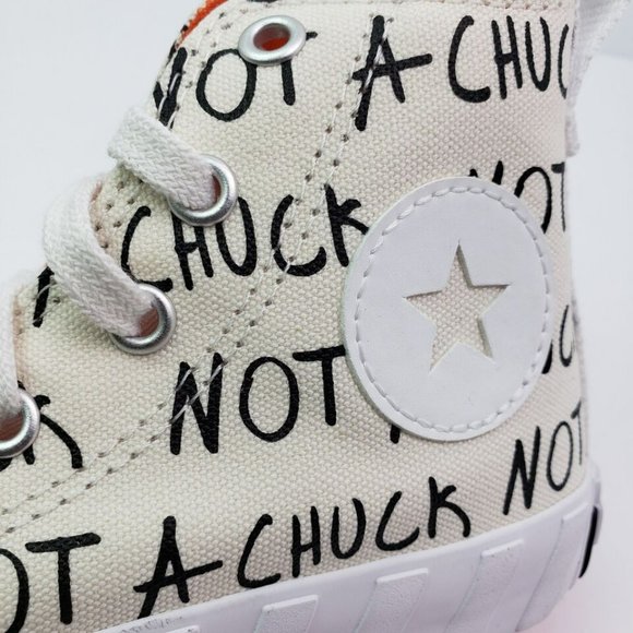 Converse Untilted Hi "Not a Chuck". Brand New. Big Kids Size: 1y - 3y. - Picture 4 of 10